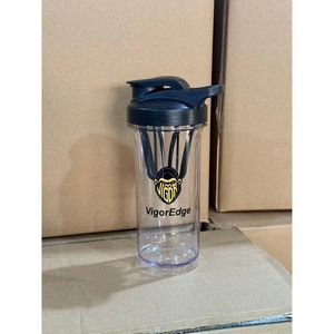 Bouteilles d'eau personnalisées avec logo, vente en gros, en plastique, impression UV, pour cadeaux d'entreprise, shaker, faible MOQ - Product Image 3