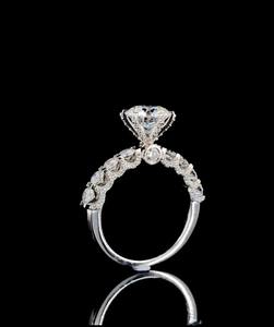 Anillo de Diamante Natural Certificado con Diseño Único, Plata de Ley 925, Ajustable, Joyería para Propuesta de Matrimonio, Disponible para la Venta - Product Image 4