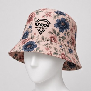 Sombrero de Pescador con Estampado Floral Personalizado, Unisex, Moda de Verano, Gorra de Playa, Venta al Por Mayor, OEM, Alta Calidad, Tela de Algodón Resistente, Estilo Deportivo - Product Image 4