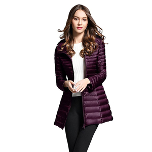 Chaqueta acolchada larga de invierno para mujer, chaqueta de algodón acolchada, cálida y gruesa, abrigos para damas, parka, chaquetas para mujer - Product Image 3