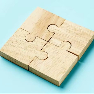 Nuevo rompecabezas de madera artesanal, juego de alta calidad, duradero, ecológico, impermeable, para el aprendizaje de los niños. - Product Image 1