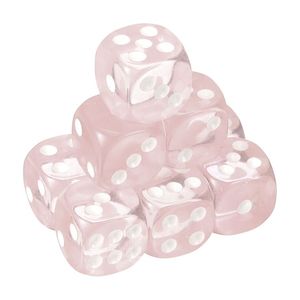 Dés de jeu D6 standard à six faces, portables, écologiques, en résine faite à la main avec motifs, coins arrondis en acrylique, pour le jeu Yahtzee - Product Image 5