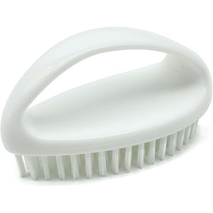 Spazzola per Pulizia Multiuso Resistente, Formato Piccolo, Bianca, con Setole Rigide in Nylon - Product Image 1