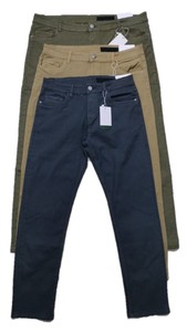 Pantalon chino droit taille mi-haute pour homme, en sergé de haute qualité, tissu Oxford écologique, décontracté, délavé, prix de gros du Bangladesh - Product Image 3