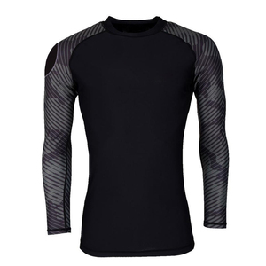 Camiseta de Compresión de Manga Larga Roja y Negra para Hombre, de Secado Rápido, para Surf, Natación, Buceo, Gimnasio y Fitness - Product Image 5
