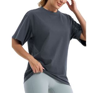 Camisetas de algodón 100% de alta calidad, precio de fábrica, Camiseta con estampado de logotipo personalizado del fabricante, camiseta lisa Unisex para mujer de BD - Product Image 5