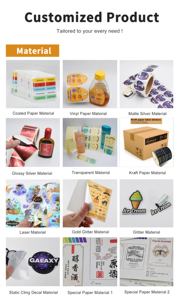 Customized Size <strong>PVC</strong> <strong>Bottle</strong> <strong>Label</strong> Stickers Waterproof Self-adhesive Transparent Bottom Packaging <strong>Labels</strong> - Product Image 4