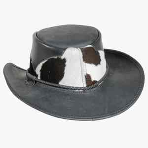 Sombrero Vaquero de Cuero Estilo Western Vintage, Ecológico, Ligero y Ajustable para Hombre y Mujer - Product Image 3