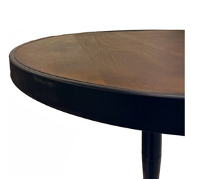 <b>Black</b> <b>Round</b> <b>Side</b> <b>Table</b> Metal Accent <b>Table</b> Modern Tea <b>Table</b> for Living Room Bedroom Hotel - Product Image 5