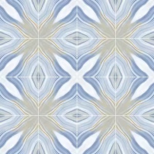 Les dalles de correspondance en marbre italien Staturario Venato conçoivent en fonction du client finition brillante 60x60cm Carreaux de sol en porcelaine 600x600mm taille personnalisée - Product Image 5