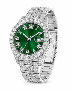 Reloj de Lujo para Mujer, de Acero Inoxidable, Redondo, con Diamantes, Analógico, de Cuarzo - Product Image 3
