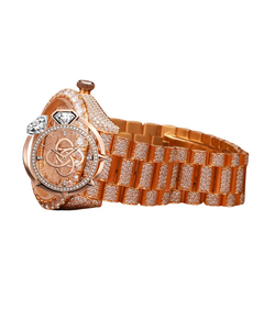 Reloj de Pulsera de Lujo para Hombre, Edición Limitada, con Logotipo Personalizado, VVS Moissanite, Acero Inoxidable, Movimiento Analógico de Cuarzo, Completamente Adornado con Diamantes - Product Image 3