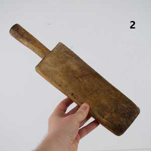 เขียงไม้โบราณแบบดั้งเดิม: ของตกแต่งครัวทำมือสไตล์วินเทจ - Product Image 2