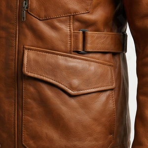 Veste de moto en cuir véritable pour homme de qualité supérieure, nouvelle arrivée, vestes de moto d'hiver, protections amovibles, personnalisables - Product Image 5