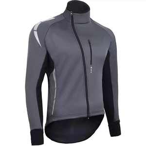 Maillots de Ciclismo Unisex para Invierno, Reflectantes, Cortavientos de Tejido Softshell, Secado Rápido, Transpirables, Ligeros y Ecológicos - Product Image 1
