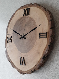 Decorative Wooden <b>Wall</b> <b>Clock</b> <b>Vintage</b> Farmhouse Style - Product Image 4