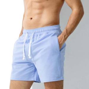 Shorts de sport unisexes d'été, séchage rapide, respirants, tissu tricoté écologique, couleur unie, imperméables, course à pied, fitness, basketball - Product Image 6