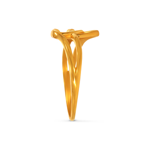 Bague en or « Âmes connectées » - Bague en or double cœur de luxe pour femmes - Bague ouverte réglable - Bijoux romantiques tendance - Cadeau d'anniversaire - Product Image 4
