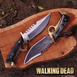 Cuchillo Coleccionable de Acero al Carbono Estilo Héroe Cinematográfico Daryl Dixon, Hecho a Mano, para Camping, Caza y Exhibición, 1 Pieza - Product Image 1