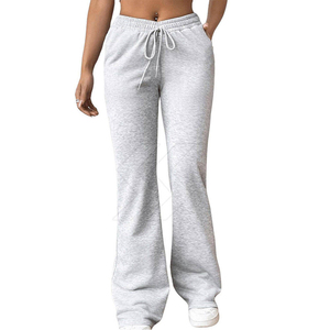 Fashionable Women Flare Sweatpants Slim Fit Breathable Comfortable Women Casual Flare Sweatpants - Product Image 1