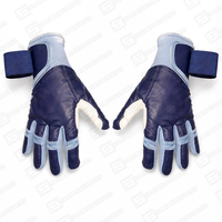 Nouvelle Manchette Longue Personnalisée en Polyester/Coton Respirant Confortable Durable avec Fermeture Auto-agrippante Gauche XL pour Entraînement Adulte Baseball