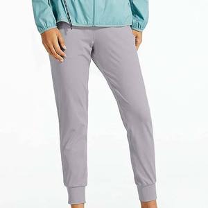 Pantalon de jogging pour femme Jazo Industries, séchage rapide, respirant, taille haute, taille élastique, couleur unie, polaire, pour la course à pied et la randonnée en hiver - Product Image 4