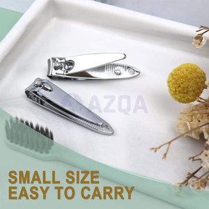 Coupe-ongles pour bébé en acier inoxydable à lame courbée avec lime, qualité supérieure, vente en gros, fabriqué au Pakistan - Product Image 3