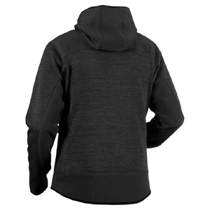 Sudadera con capucha de forro polar para hombre, corte regular, con cremallera completa, diseño de bloques de color, chaqueta de punto con bolsillos, venta al por mayor, ropa de trabajo OEM, ropa deportiva - Product Image 6
