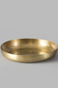 Tazón Redondo Grande de Aluminio para Servir, Pulido, Duradero, Vajilla para Fiestas, Ecológico, Hecho a Mano - Product Image 6