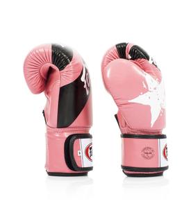 Gants de boxe Fairtex rose, modèle le plus récent, en cuir de vachette véritable de haute qualité, vente chaude, meilleur prix, pour la boxe et les combats. - Product Image 4