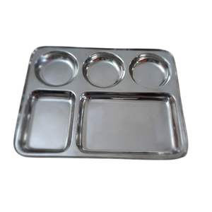 ชุดถาดอาหารทาลิสสแตนเลสสไตล์คลาสสิกถาดอาหารทาลีสำหรับงานปาร์ตี้จานสแตนเลสสตีลสไตล์คลาสสิก - Product Image 4