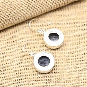 Dainty Elegant Iolite Gemstone Earring 925 Solid Sterling Silver Handmade Beautiful Statement Jewelry Valentines Gift - Product Image 4