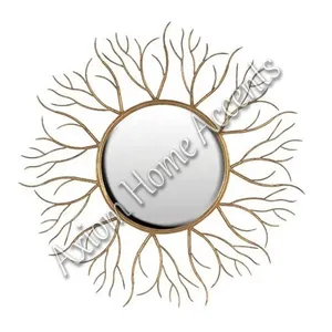 Frameless Iron <b>Mirror</b> with Modern Design Ideal for Bathrooms Dressing Rooms and Stylish Interior Decor Axiom Home - Product Image 3