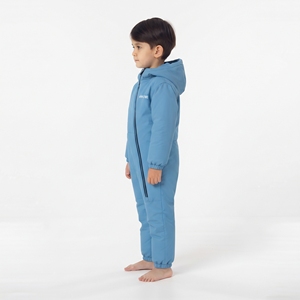 Combinaison de neige pour bébé garçon Hawk Eye, bleue, à capuche, imperméable, fermeture éclair, pour nourrissons et tout-petits, vêtements d'hiver - Product Image 3