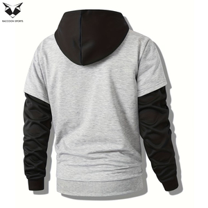 Everyday Casual Double Layered Hoodie, Stylish <b>Pullover</b> & Zipper Sweatshirts Wholesale Custom Supplier And Print Hoodie <b>For</b> <b>Men</b> - Product Image 3