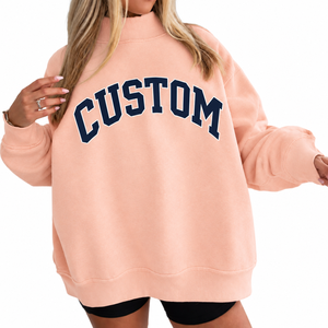 Sweat-shirt oversize à col montant pour femme en tissu polaire de haute qualité, respirant, écologique et anti-rétrécissement, idéal pour un usage décontracté en hiver - Product Image 3
