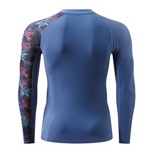 Rashguard Unisex Personalizado, Sublimación OEM, Protección UV, Compresión, Secado Rápido, Ropa Deportiva de Poliéster, Fabricante OEM - Product Image 2