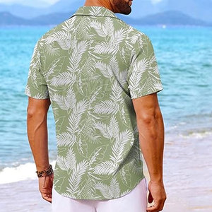 Service OEM d'impression par sublimation, chemises d'été pour hommes en gros, chemises d'été légères pour hommes - Product Image 4
