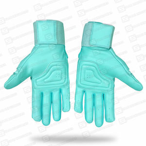 Gants de baseball et softball personnalisés en cuir pleine main pour lanceur et frappeur, respirants, antidérapants, nouveau design, manchette longue pour adulte, vente en gros - Product Image 2