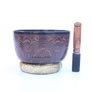 Cuencos Tibetanos de Aluminio Personalizados de Alta Calidad, Cuenco de Sonido para Meditación, Grabado a Mano, Terapia de Sonido Tibetana - Product Image 2