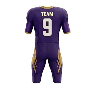 Ensemble de football américain au design élégant avec maillot, pantalon, casque et équipement assorti de haute qualité - Product Image 3