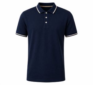 Chemise piqué à manches courtes vert foncé pour homme, décontractée, respirante, tricotée, couleur unie, coupe classique, polyester/coton - Product Image 3