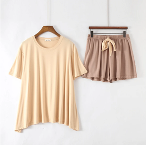 Ensemble de pyjama long pour femmes, imprimé tendance, vêtements de détente, chemise de nuit douce pour la peau, combinaison de nuit pour femmes, grande taille - Product Image 4