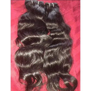 Extensiones de Cabello Humano Virgen Remy de Doble Trama, Crudo de Templo Indio, Liso, Listo para Decolorar, Calidad Premium para Máquina - Product Image 2