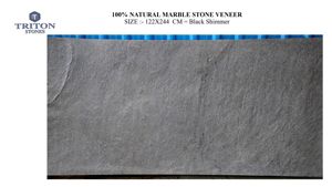 แผ่นหินอ่อนบรูโน่สีขาวคุณภาพพรีเมียม หินอ่อนธรรมชาติ แผ่นหินอ่อนสีดำประกายเงา สำหรับห้องครัวทันสมัย ใช้ในบ้านพักอาศัย - Product Image 3