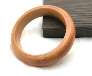Brazalete de Madera Hecho a Mano, Pulsera de Madera Natural Tallada, Estilo Boho, Joyería Redonda para Mujer, Manualidades y Accesorios de Moda - Product Image 1