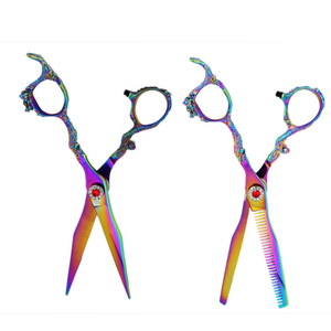 dragon handle scissors comfortable grip hair <b>shears</b> dragon design scissors professional salon hair <b>tool</b> dragon style - Product Image 5