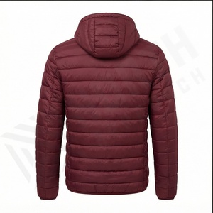 Diseño personalizado de alta calidad impermeable a prueba de viento Puffer chaqueta Unisex invierno OEM servicio frontal Moto Biker estilo forro de Bambú - Product Image 3