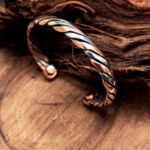 สินค้าขายดี ผลิตภัณฑ์จากธรรมชาติ เสื้อเกราะทองแดงขัดเงา บรรเทาอาการปวดข้ออักเสบ ช่วยฟื้นฟูสุขภาพ ลายพิมพ์แบบดั้งเดิม - Product Image 5