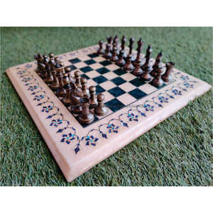 Jeu d'échecs en bois pliable fait main |   Échiquier de voyage professionnel en bois Staunton de 15 pouces pour la vente en gros - Product Image 3
